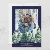 ツリーファームフォトホリデーカード シーズンカード (正面)