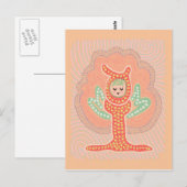 ツリーフェアリードリームランド絵画ドット ポストカード (正面/裏面)