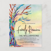 ツリーフカラフルァミリ懇親会 インビテーションポストカード (正面)