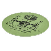 ツリーフパーソナライズされたァミリ懇親会切削ボード カッティングボード (角)