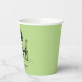 ツリーフパーソナライズされたァミリ懇親会紙カップ2 紙コップ (左)