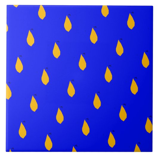 ツリーフルーツセラミックタイル タイル (正面)