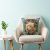 ツリーフレーム上のリンゴ自分の写真を作成 クッション (椅子)