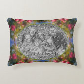 ツリーフレーム上の赤りんご写真を追加 アクセントクッション (正面)