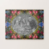 ツリーフレーム上の赤りんご写真を追加 ジグソーパズル (横)