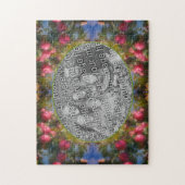 ツリーフレーム上の赤りんご写真を追加 ジグソーパズル (縦)