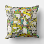 ツリーフロッグのカラー クッション (裏面)