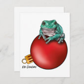 ツリーフロッグのホリデーカード シーズンカード (正面/裏面)