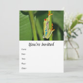 ツリーフロッグの写真 招待状 (スタンド正面)