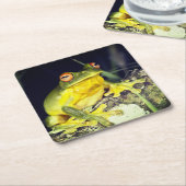 ツリーフロッグ スクエアペーパーコースター (アングル)