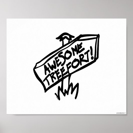 ツリーフ素晴らしォート徴候 ポスター (正面)