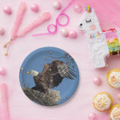 ツリーブランチの白頭鷲 ペーパープレート (パーティー)