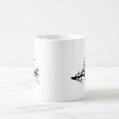 ツリーブランチの赤いハートとのSqurrels コーヒーマグカップ (中央)