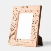 ツリーブランチカスタム レーザー彫刻フレーム (左)