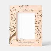 ツリーブランチカスタム レーザー彫刻フレーム (正面)