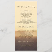 ツリーブランチサマー夕べ結婚式 プログラム (裏面)