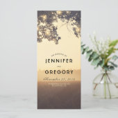 ツリーブランチサマー夕べ結婚式 プログラム (スタンド正面)