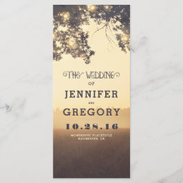 ツリーブランチサマー夕べ結婚式 プログラム