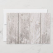 ツリーブランチボールパインコーンクリスマスパーティー 招待状 (裏面)