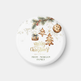 ツリーブランチ、オーナメント、星 マグネット