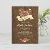 ツリーブラ素朴イダルシャワーの招待 招待状 (スタンド正面)