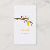 ツリーホワイト名刺 名刺 (裏面)