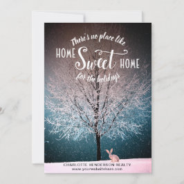 ツリーホームエレガントスウィートホームクリスマス シーズンカード