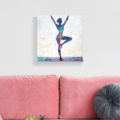 ツリーポーズキャンバス印刷 キャンバスプリント (インサイチュ (リビング))