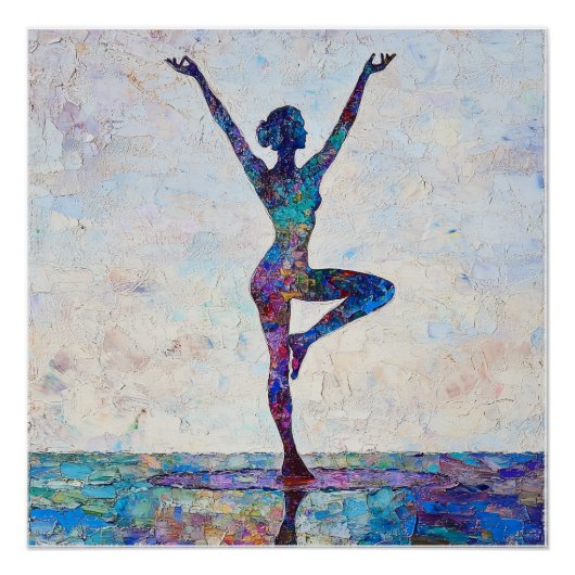 ツリーポーズポスター ポスター (正面)