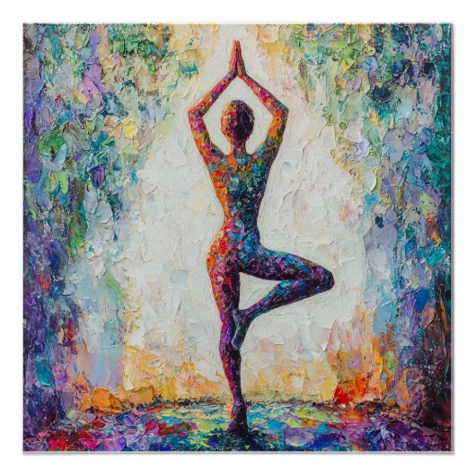 ツリーポーズポスター ポスター (正面)