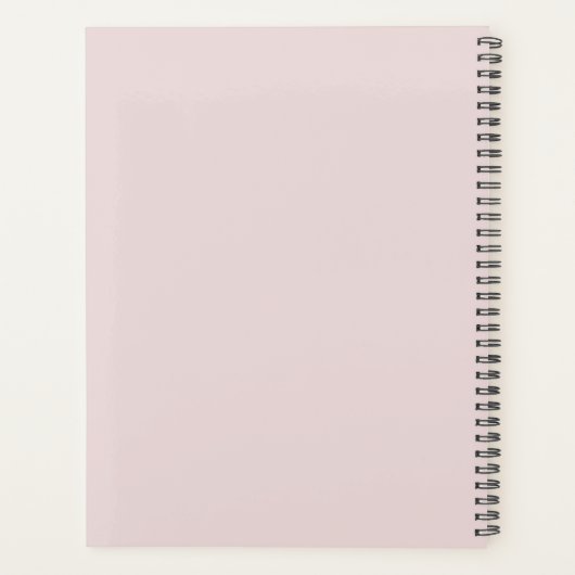 ツリーポーズヨガヴィクシャサナ先生と名前をカスタムする プランナー手帳 (裏面)