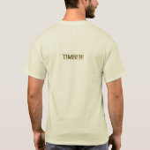 ツリーポーズ - ヨガのユーモアTシャツ Tシャツ (裏面)