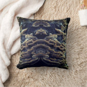 ツリーマッシュルーム写真投げクッション クッション (ブランケット)