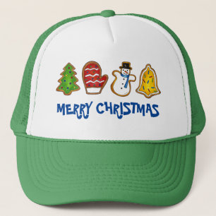 ツリーミッテン雪だるまベルメリークリスマスクッキー キャップ
