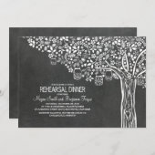 ツリーメイソンジャールライツシャルボードリハーサルディナー 招待状 (正面/裏面)