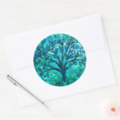 ツリーメダリオン ラウンドシール (封筒)