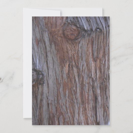 ツリーメン顔ノートカード サンキューカード (正面)