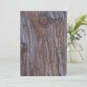 ツリーメン顔ノートカード サンキューカード (スタンド正面)