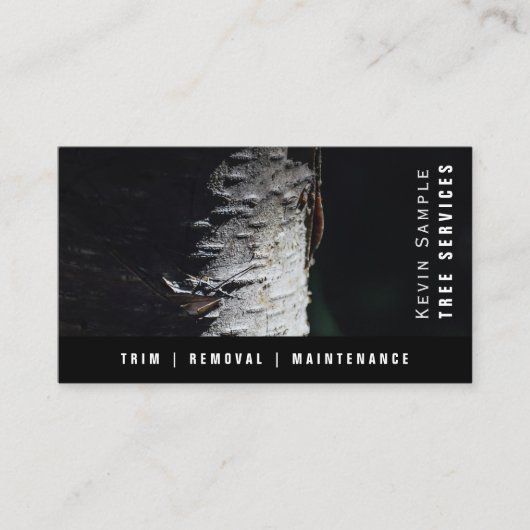 ツリーモダントリミング削除サービスブランド 名刺 (正面)