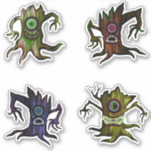 ツリーモンスターズ不気味ハロウィーンコレクション シール (正面)