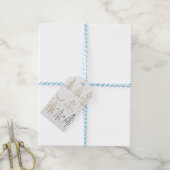 ツリーユニークギフトラベル ギフトタグ (より糸付き)