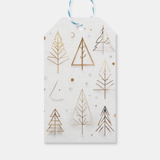 ツリーユニークギフトラベル ギフトタグ (裏面)