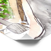 ツリーラインブールバードシティ建物水彩 フォトプリント            (角)