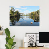 ツリーラインレイク ポスター (ホームオフィス)