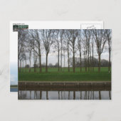 ツリーライン運河はがき ポストカード (正面/裏面)