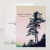 ツリーラブ l 自然を愛する オーダーメイド招待状 招待状 (正面/裏面)