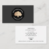 ツリーランドスキャパー造園エンブレムブラック 名刺 (正面/裏面)