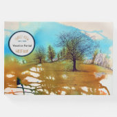 ツリーランドスケープウォーターカラーアートバケーションレンタル ゲストブック (正面)