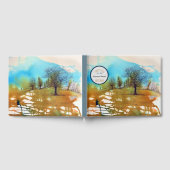 ツリーランドスケープウォーターカラーアートバケーションレンタル ゲストブック (全面)