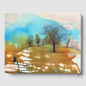 ツリーランドスケープウォーターカラーアートバケーションレンタル ゲストブック (裏面)